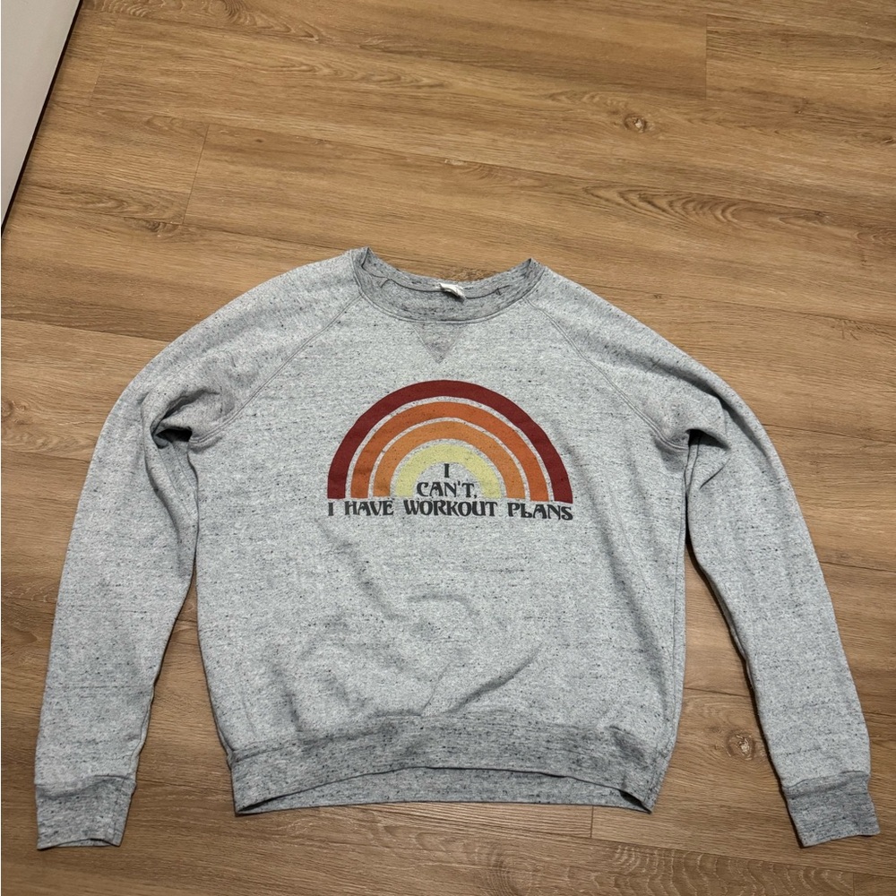 Project Social T ‘I can’t I have workout plans’ Crewneck